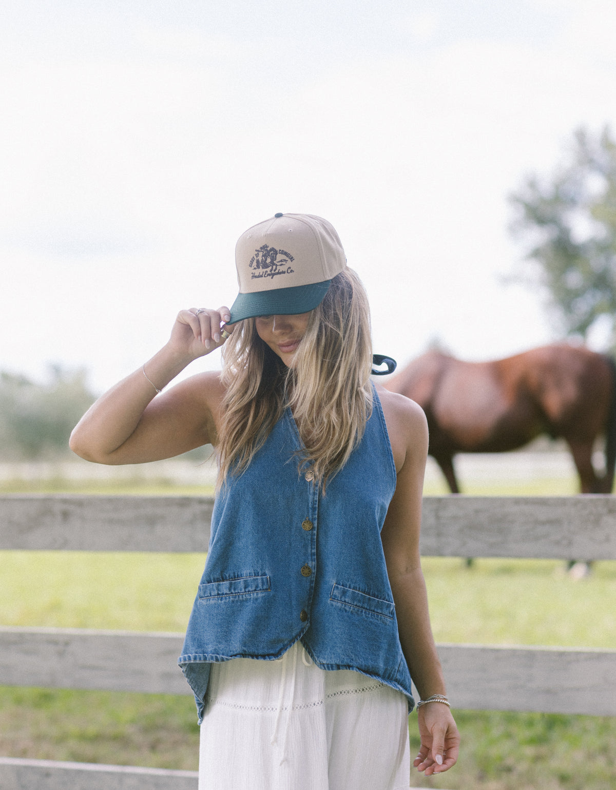 Giddy Up Cowgirl Embroidered