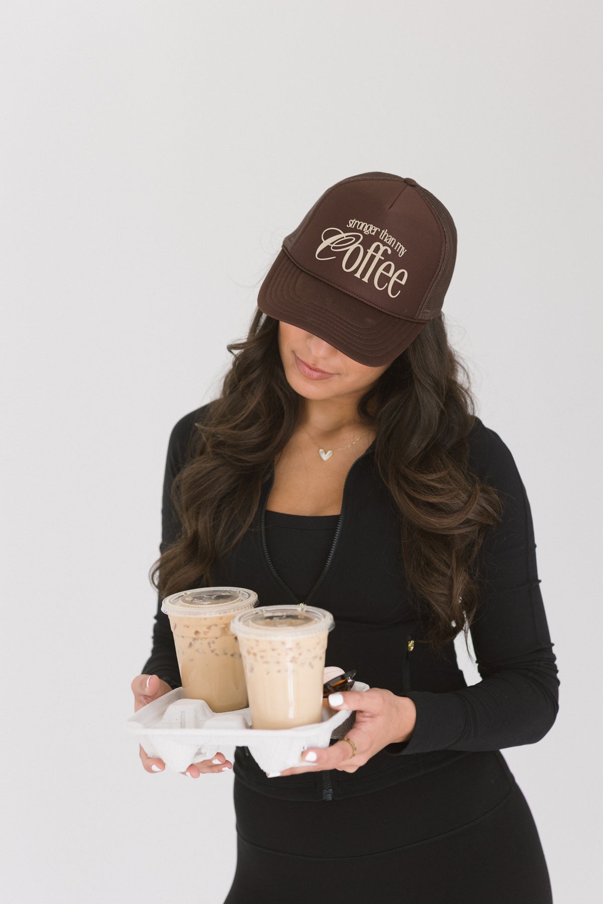 Stronger Than My Coffee Brown